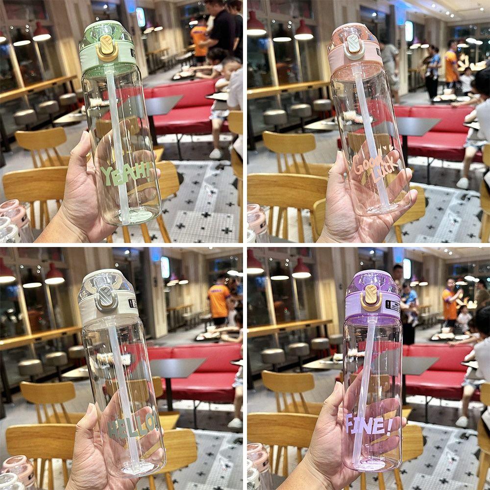 800ml Leak-Proof Summer Water Bottle Large Capacity Drinking Kettle Sports Water Cup  Outdoors