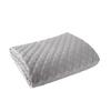 VELVI Bedspread 220x240cm - light gray with a geometric pattern
