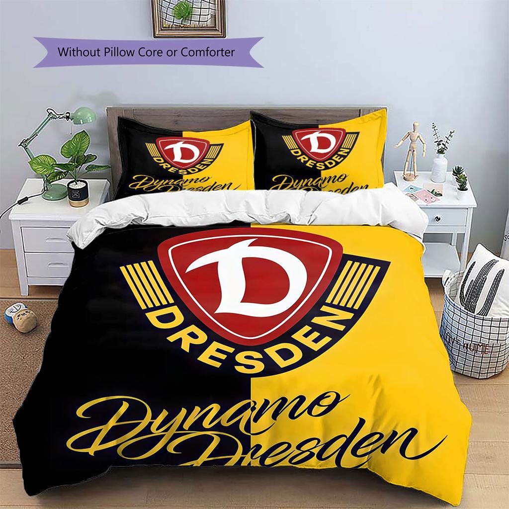 Dynamo Dresden Pattern Bedding,Quilt Set Quilt Cover Pillowcase Home Birthday Gift(1 * duvet cover + 2 * pillowcase, without core)