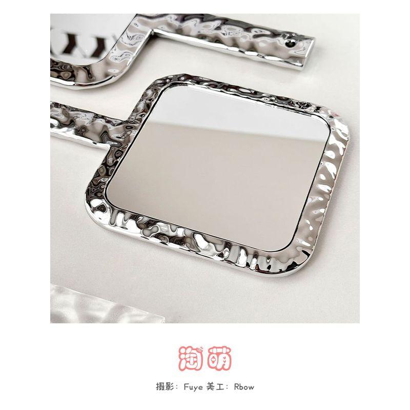 Baburu - Textured Square Handheld Mirror (Various Designs)