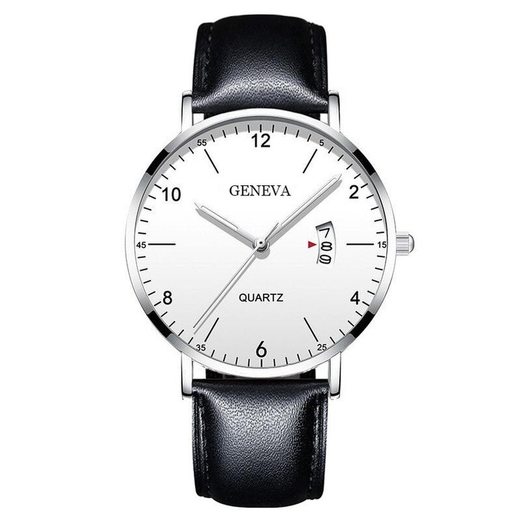 Mens Leather Business Fashion Watch Strap Watch For Gift Giving