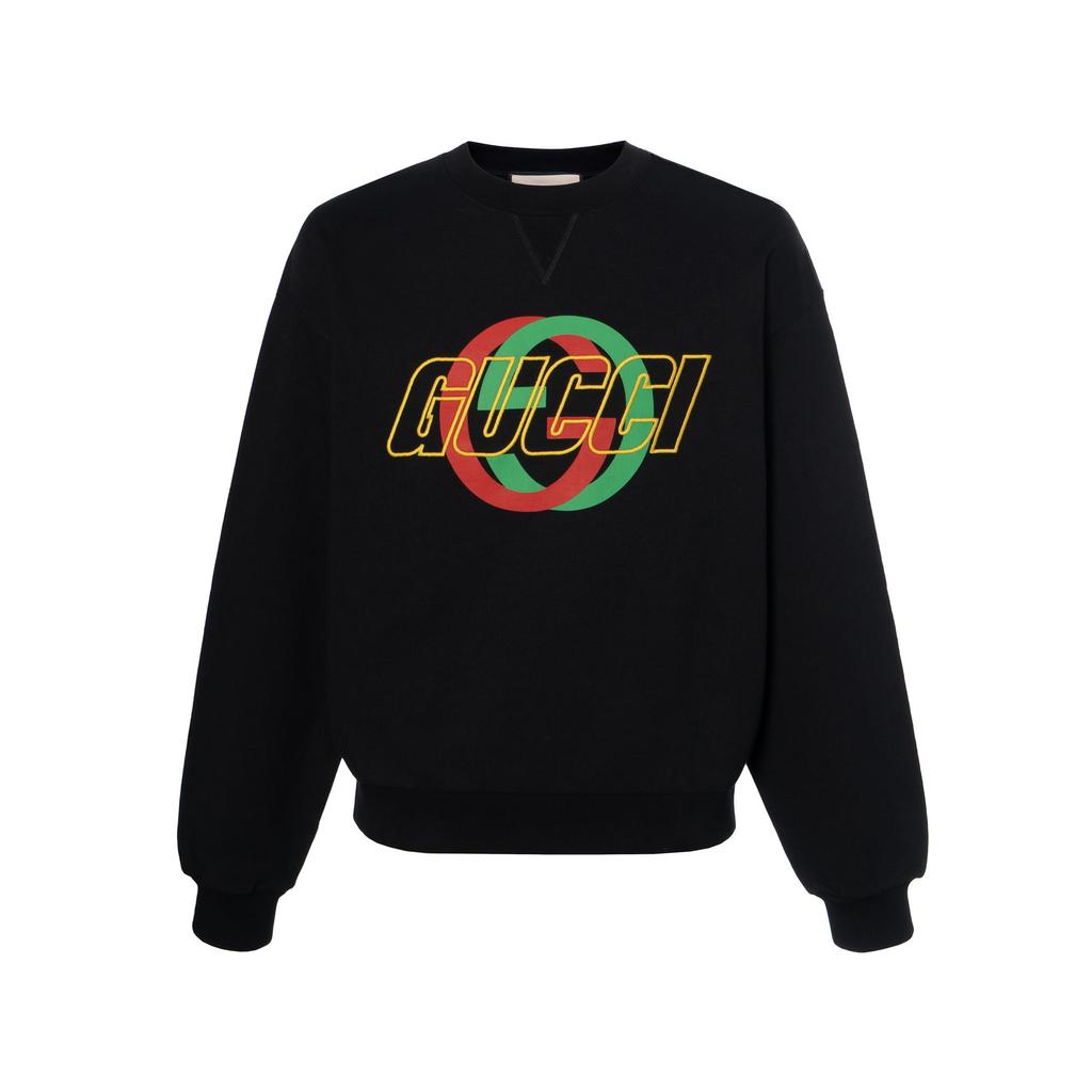 Gucci Logo Printed Crewneck Sweatshirt 768460-XJGA1-1162