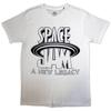 Space Jam Unisex T-Shirt: Space Jam 2 B&W Logo (Medium)