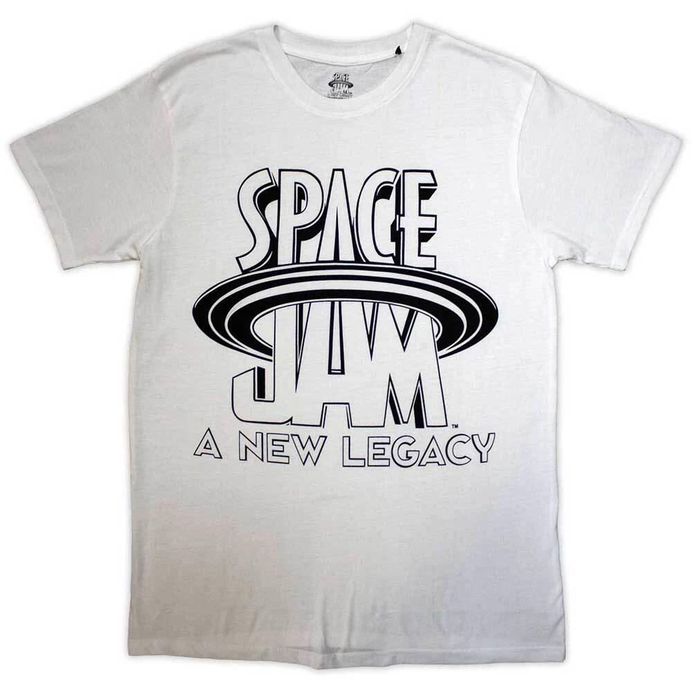 Space Jam Unisex T-Shirt: Space Jam 2 B&W Logo (Small) 2XL