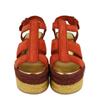 Ferragamo Renee Wedge Espadrillas Red