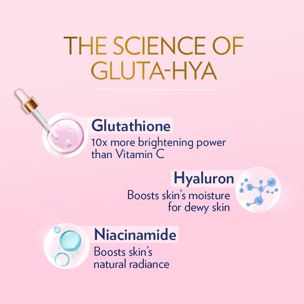 Vaseline Gluta Hya Lozione Radiosa Dewy 200 ml Confezione da 2 Idratante Viso Corpo Illuminante Leggero Cura Glow