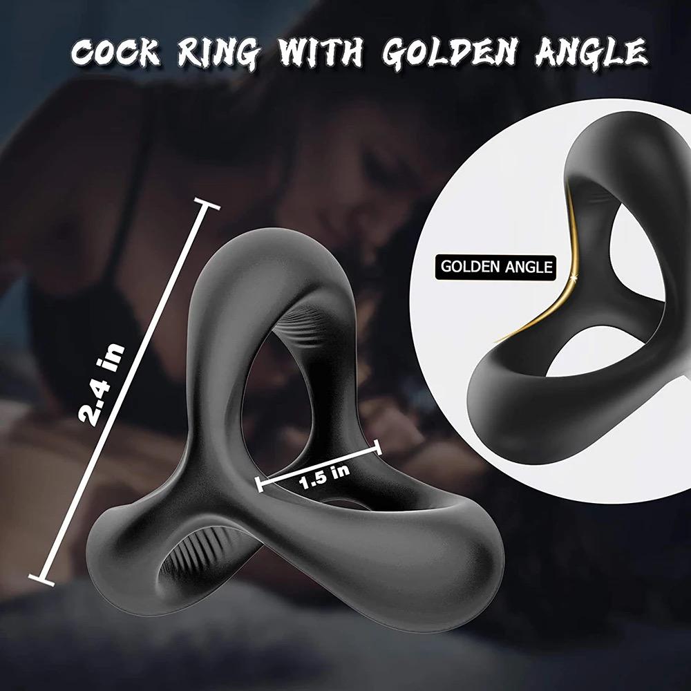 Adult Toys Triangle Men Penis Ring Sex Products Cock Ring Sperm Lock Gadget Long Lasting Chastity Cage For Men
