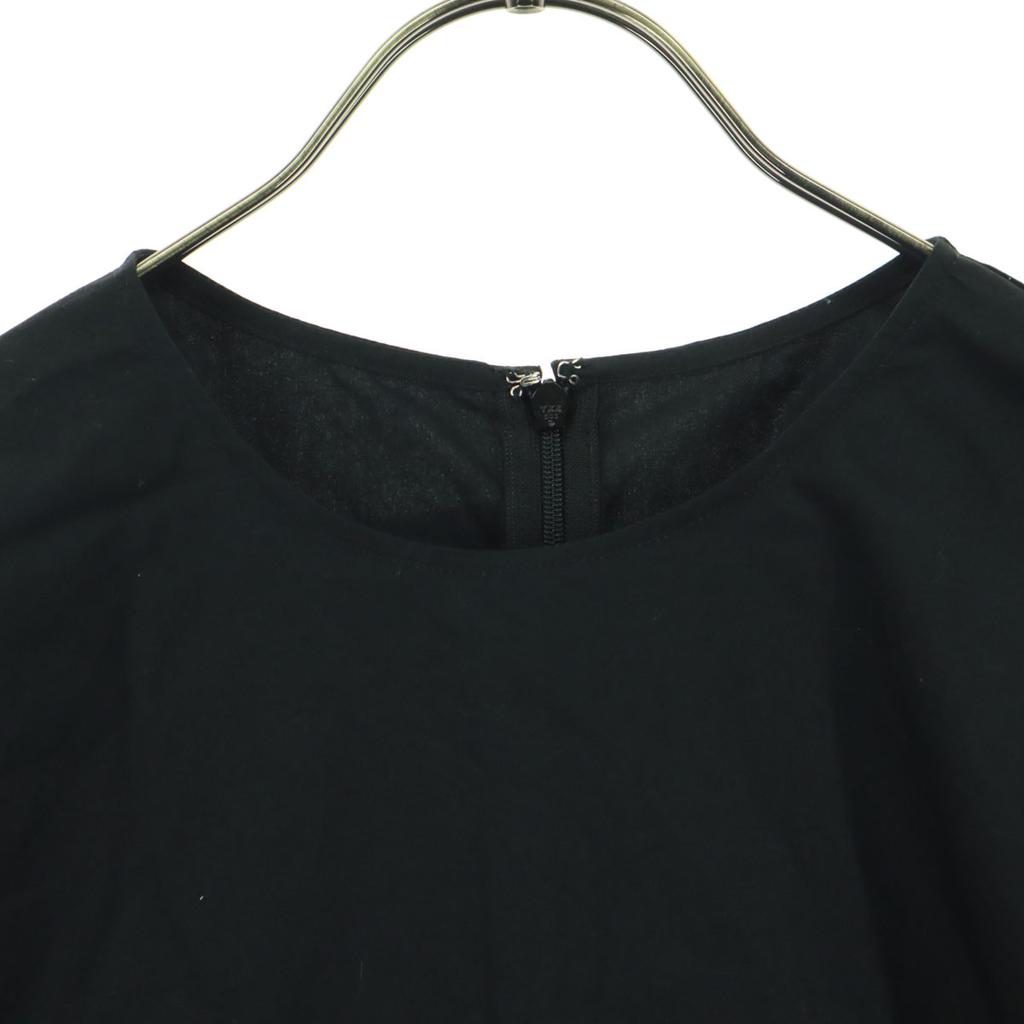 unused Whim Gazette made in Japan 7 minutes sleeve blouse F black Women Used