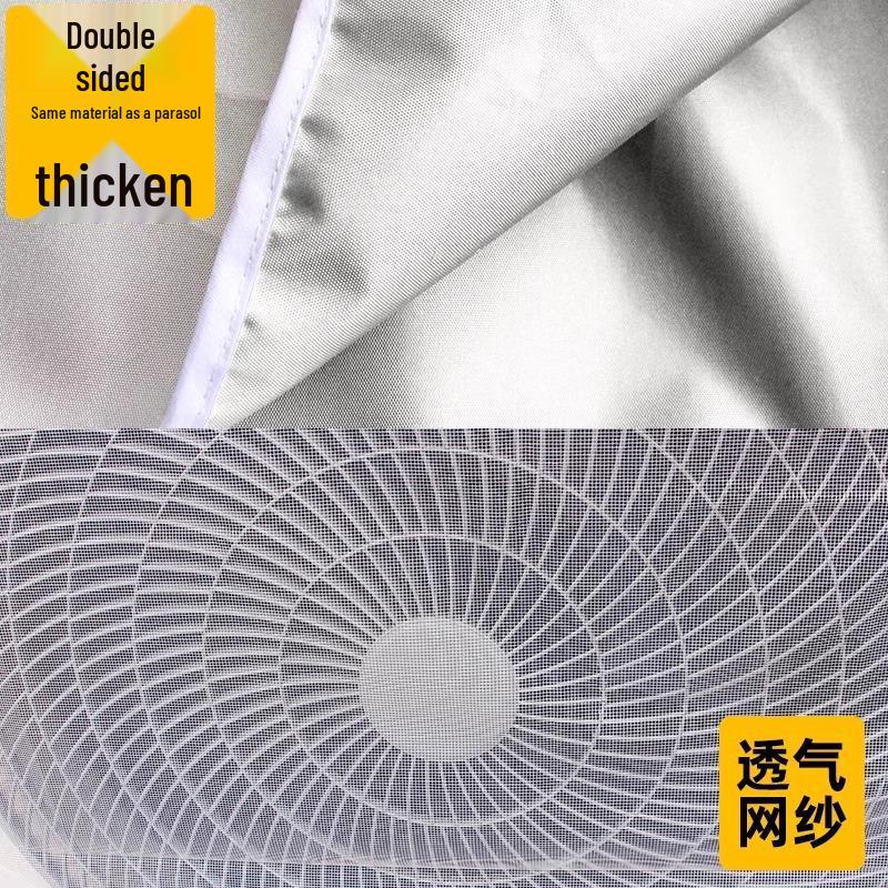 Outdoor AC Unit Protective Cover - Rain & Sun Resistant, Dustproof for Haier, Midea, Gree Central Units