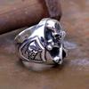 Heavy Industry Design Retro American Dead Skull Ring Fashionable Men's Single Ring Ins