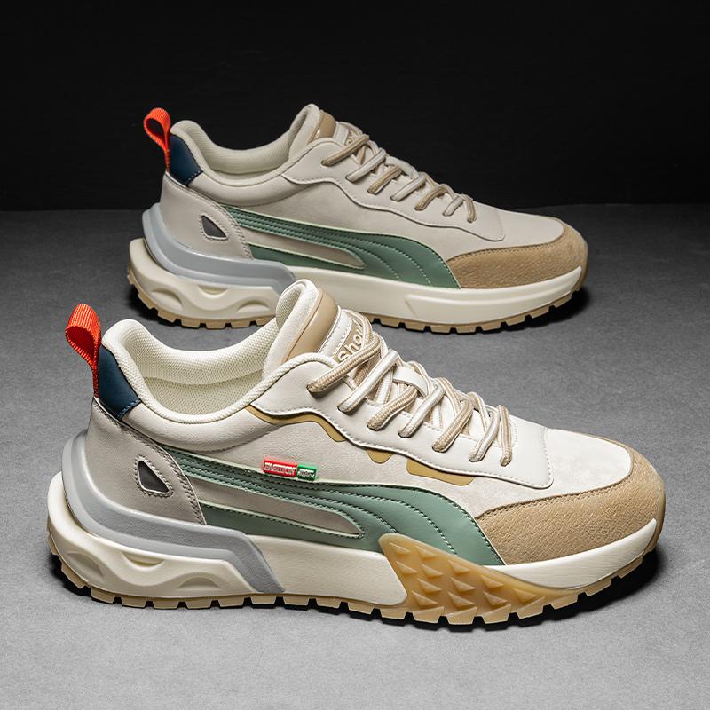 Winter Men's Shoes Fur Warm Casual Shoes Luxury Platform Shoes Light Anti-slip Sports Shoes Comfortable Outdoor Trainer Race Run