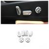 For Peugeot 508     ABS Carbon Chrome Front Seat Adjust Switch Buttons Knob Cover Trims Car Styling Accessories