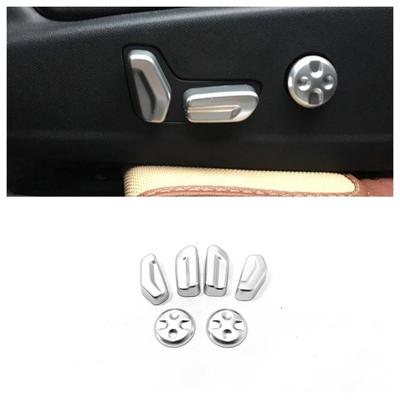 Voor Peugeot 508 ABS Koolstof Chroom Voorstoel Verstel Schakelaarknoppen Knop Afdekking Sierstrips Auto Styling Accessoires