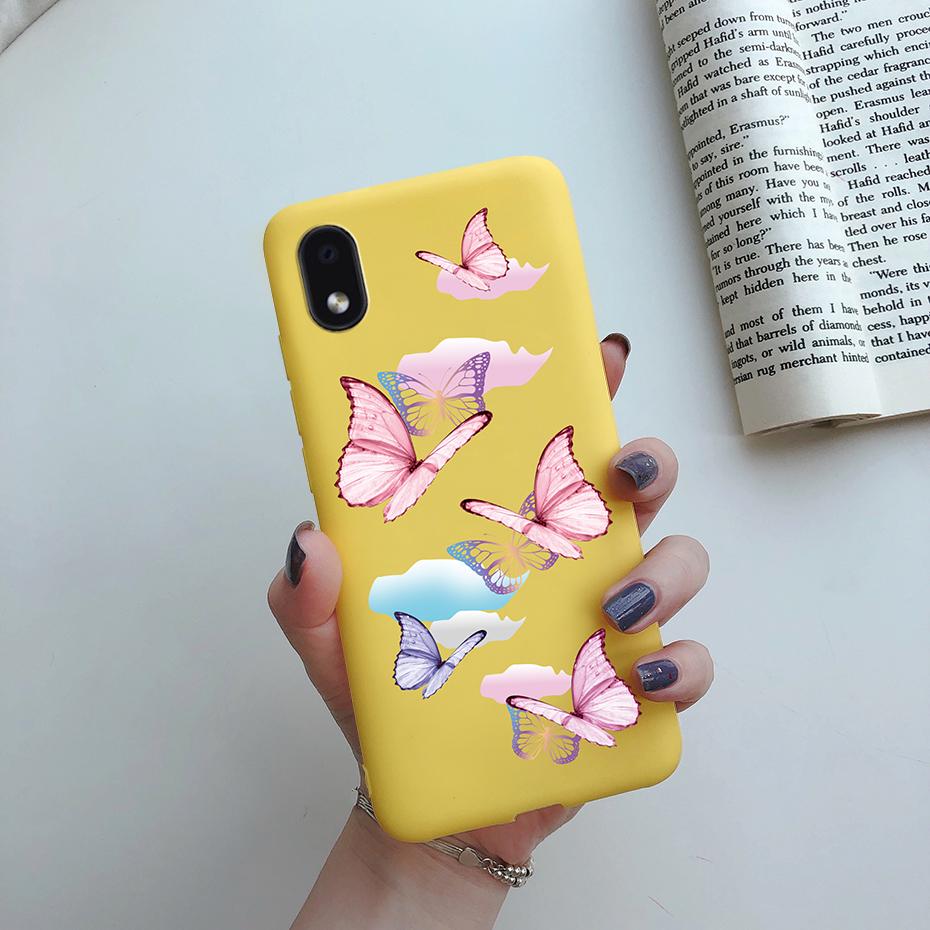 For Samsung Galaxy A01 Core Cases Silicon Back Cover Soft Sunflower Phone Case For Samsung A01 Core SM-A013 a 01 M01 Core Case