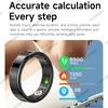 New R09 Smart Ring Men Women with Charging Case,Heart Rate Blood Oxygen Sleep Monitor, Multiple Sport Mode, 5ATM Waterproof Ring