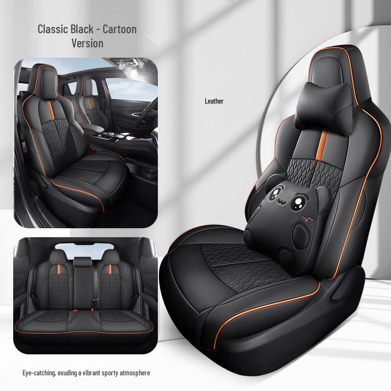 Changan UNIT Universal 5-Seat Cartoon Leather Car Seat Cushion