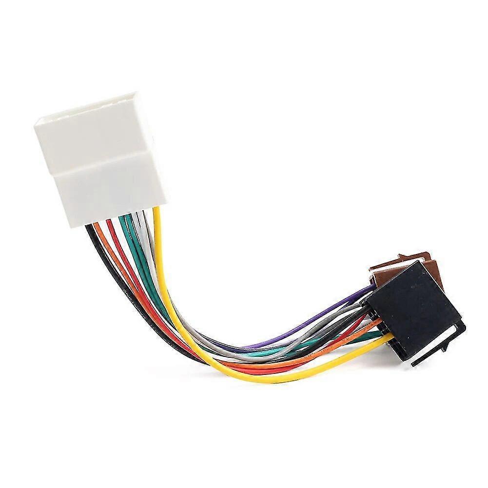 For Nissan Navara D40 X-Trail T30 T31 T32 ISO wiring harness adaptor cable connector lead loom plug Car Accessories
