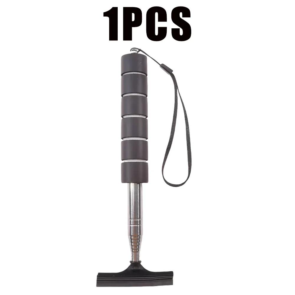 Car Side Mirror Portable Rainy Glass Window Cleaning Tool Wiper Telescopic Handle Squeegee Telescopic Rearview Mirror Squeegee