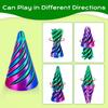 6 ks Spirálových Kuželových Fidget Hraček 3D Tištěné Pyramidové Sloupky s Nemožným Průchodem Tykev Šroubovité Hračky pro Úzkost Relaxační