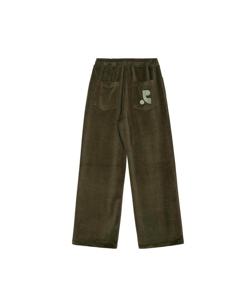 REST&RECREATION Velvet Jogger Pants - Khaki