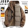 JEEP SPIRIT Men's Hooded Cotton Padded Jacket