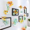 12Pcs Simulated Butterfly Stickers Art Creative Home Background Stereoscopic Decoration 3D Butterfly Wall Stickers