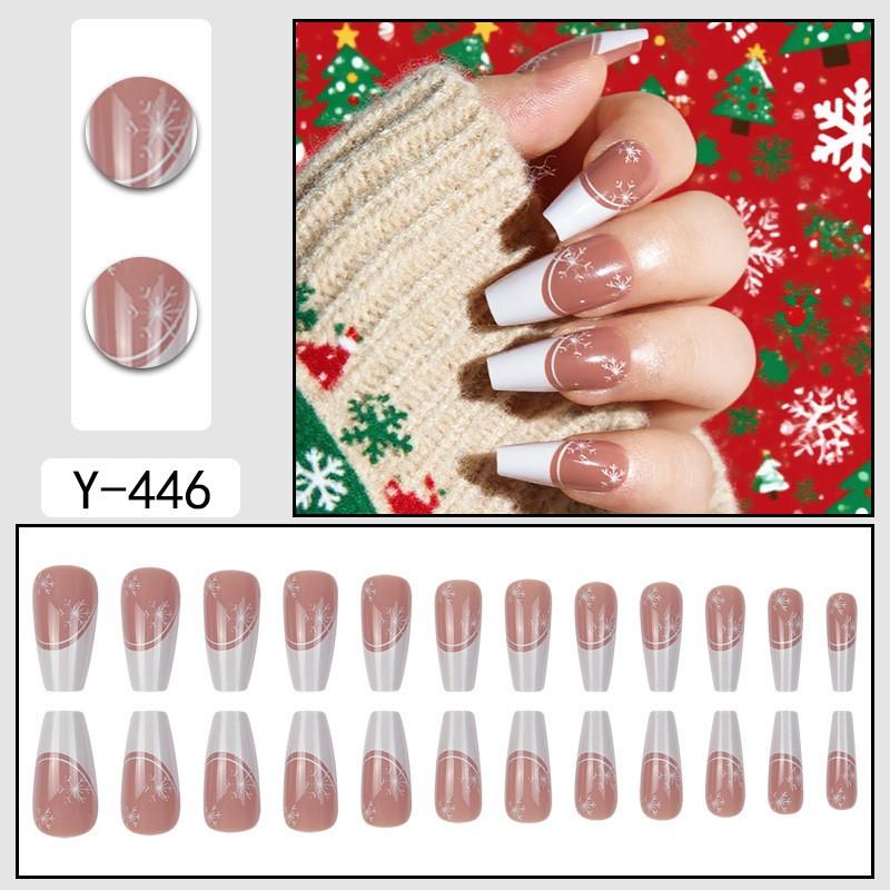 Short Press-On Nails Set With Floral Design Minimalist False Women Wearable Nail Tips In Multiple Colors