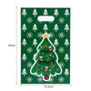 50/100pcs OPP Christmas Candy Bags 12.5*27.5cm Santa Snowman Cookie Biscuit Package Santa Claus Snowman Christmas Element