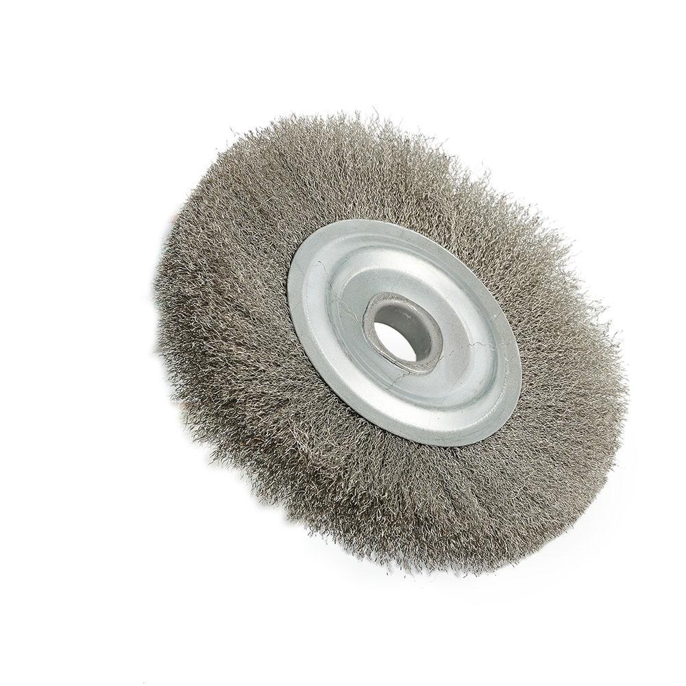 1* Wire Wheel Brush 16mm Hole 1pc 5inch Abrasive Bench Crimped