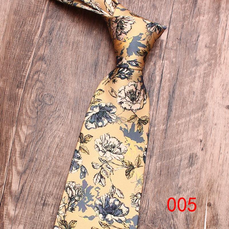 Rael 9Cm Business Casual Tie Men'S Printed Tie, Printed British Retro Tie