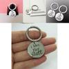 Stainless Steel Cute Couple Keychain Love Key Ring Gift For Boyfriend Girlfriend With Premium Quality Polished Finish