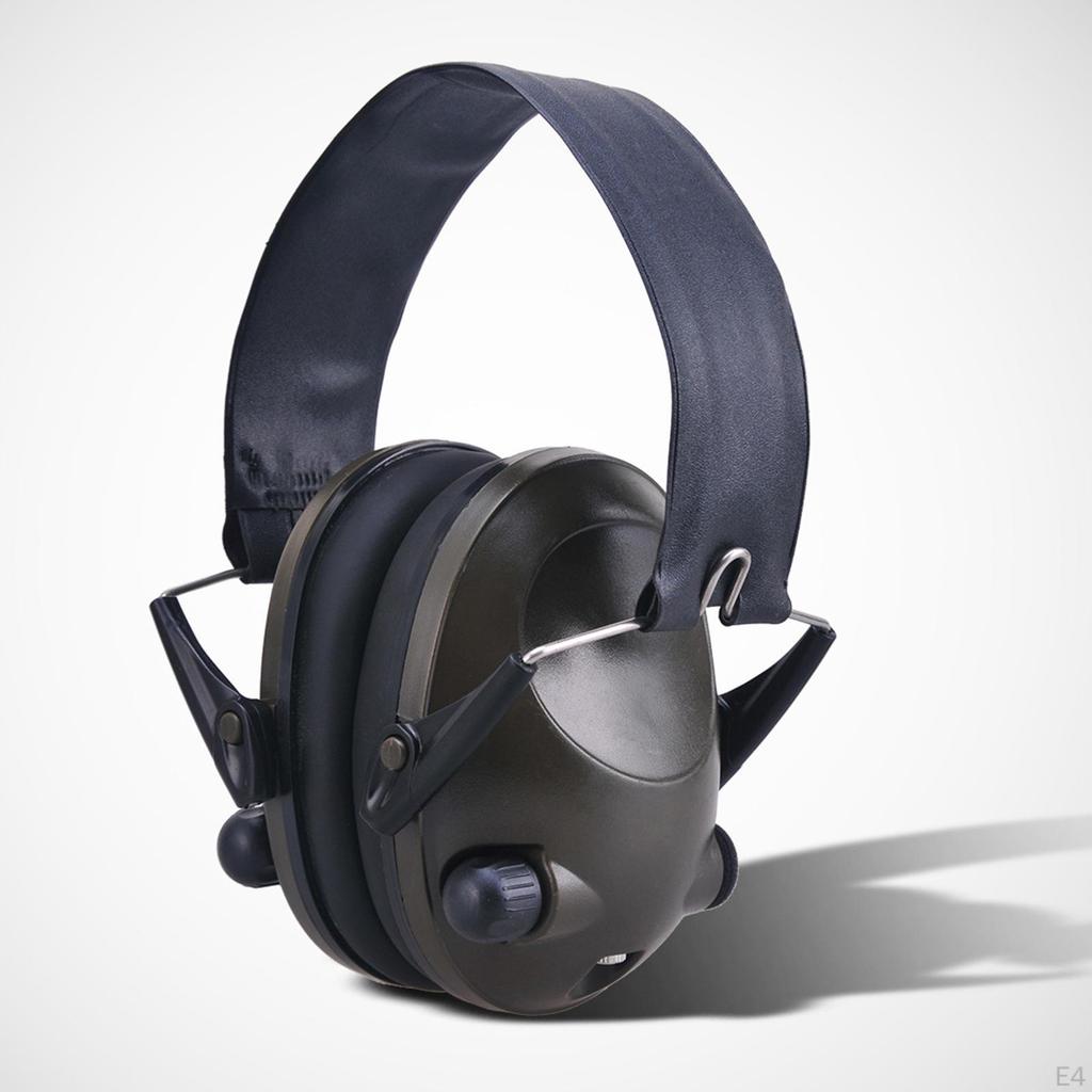 Foldable Headphones Breathable Noise Reduction Battery Operated Sound Collecting