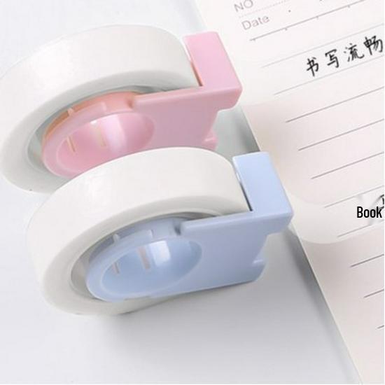 Transparent Student Stationery Tape: Easy-to-Tear, Small, Clear, Single-Sided Adhesive for Mistake and Photocopy Correction.