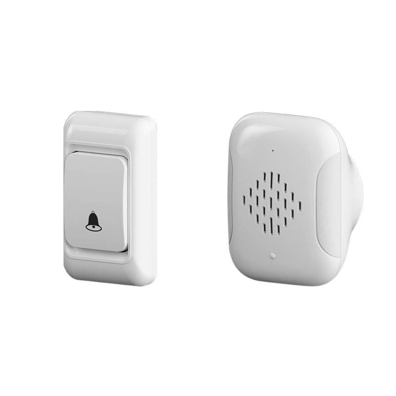 Long-Range Wireless Doorbell with Loud Volume, Ideal for Elderly Care and Remote Control, One-to-One or One-to-Two Connection