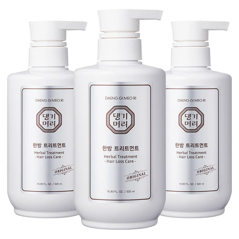 Daenggi Meori Original Herbal Hair Loss Treatment 500ml 3 pcs