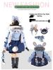 2025 Winter Girls' Elegant Rabbit Officer Down Jacket – High-End Fashion Baby Coat