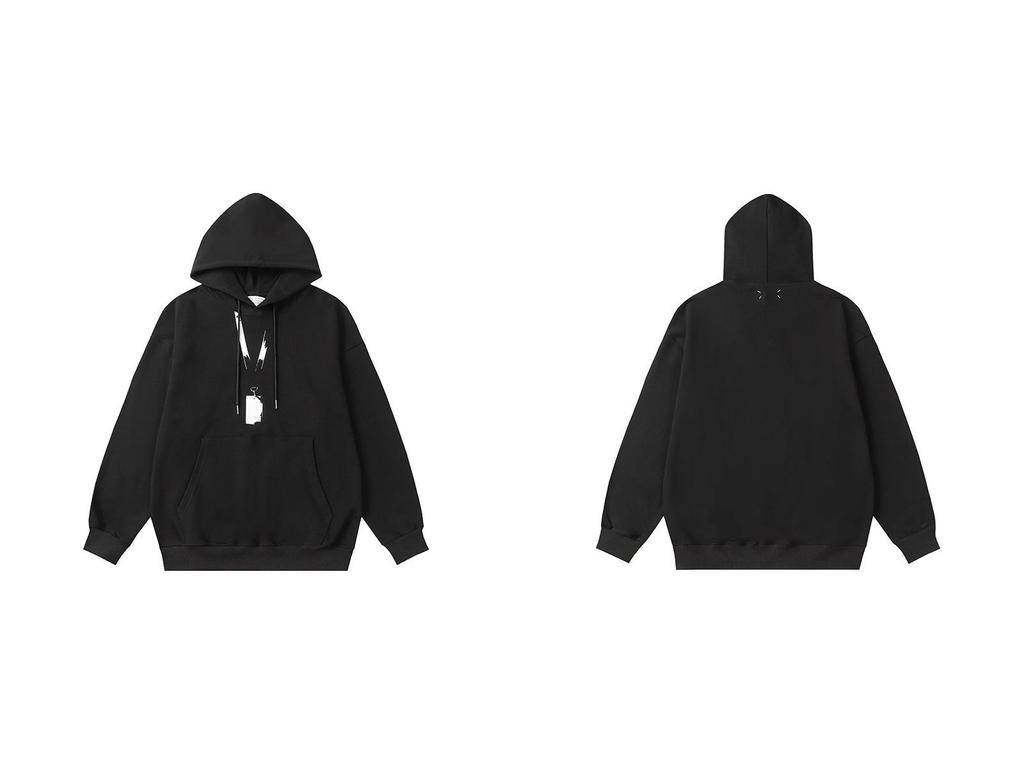 Trendy Unisex Terry Cloth Hoodie