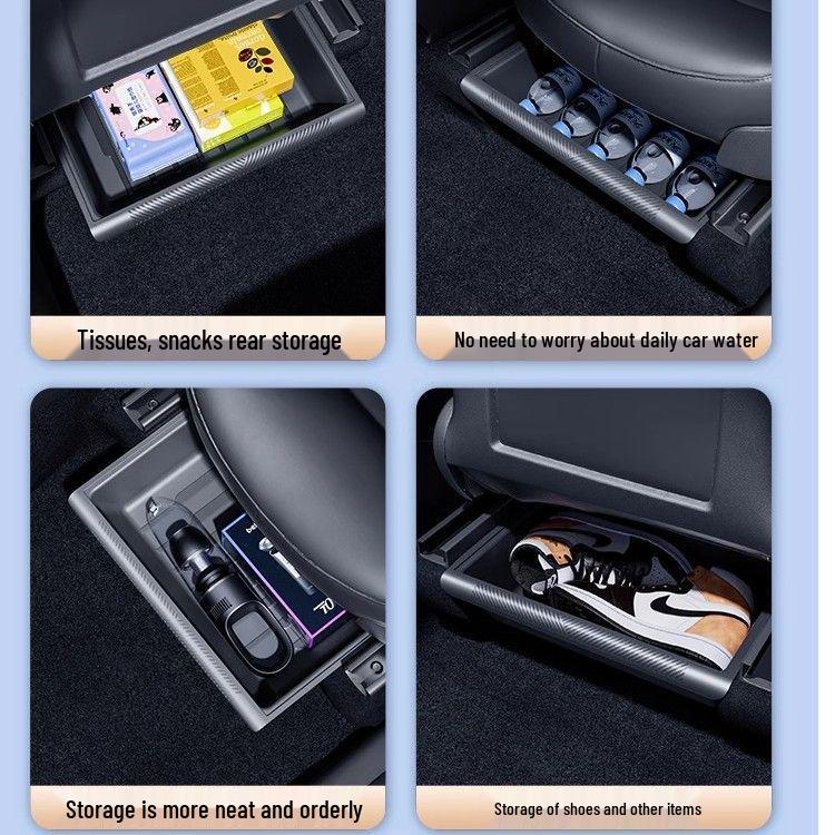 Under-Seat Storage Organizer for Tesla Model Y (Refreshed)