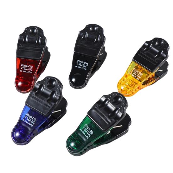 5Pcs/Set Finger Strength Trainer Clip Magnetic Graded Pinch Pin Thumb Exerciser Assorted Colors Hand Grip Strengthener Hand Rehabilitation Tool
