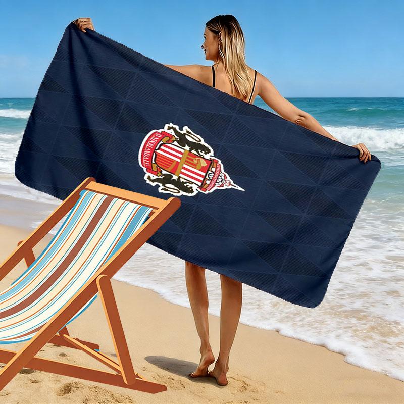 Asciugamano da Spiaggia Sunderland A.F.C, Asciugamano Grande Morbido ad Asciugatura Rapida per Spiaggia Campeggio Nuoto