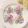 10pcs Colorful Bead Flower Sticker Patch DIY Grasp Clip Head Rope Headwear Dress Accessories Patches for Clothing