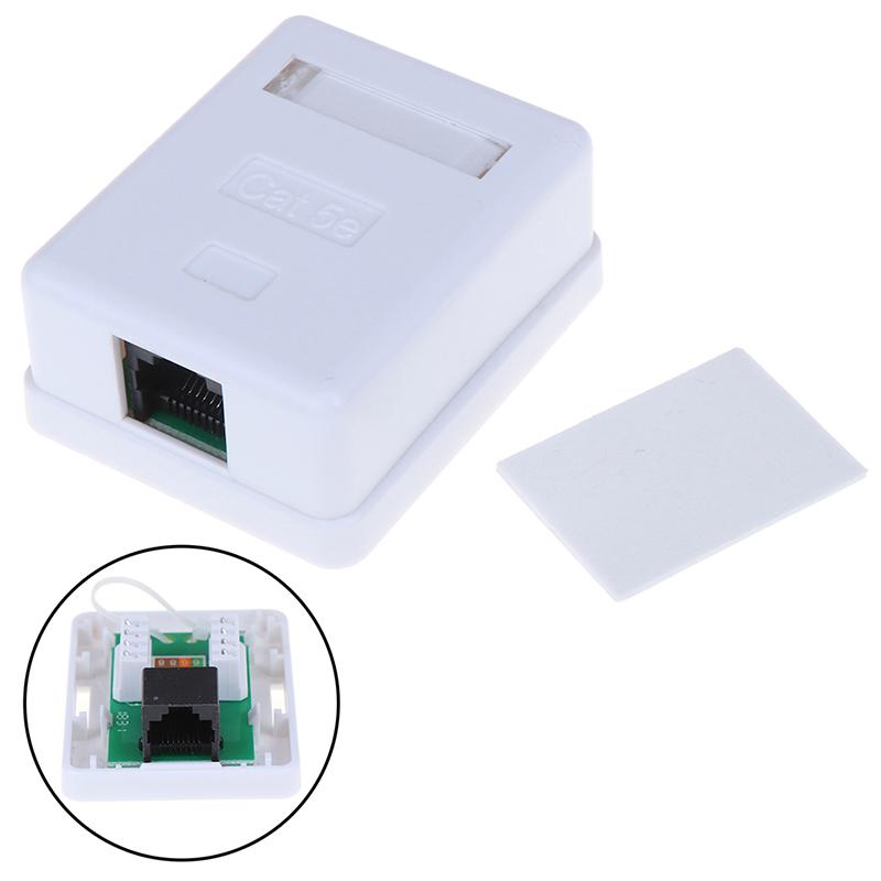 RJ45 Box Information Module Ethernet Single Port Network Connector ...