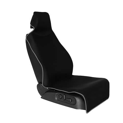 

K-One smile Чехлы на сиденья под кожу, Серый, 1 шт., Стиль перфорированной кожи, Чехол на переднее сиденье для 1 piece серый