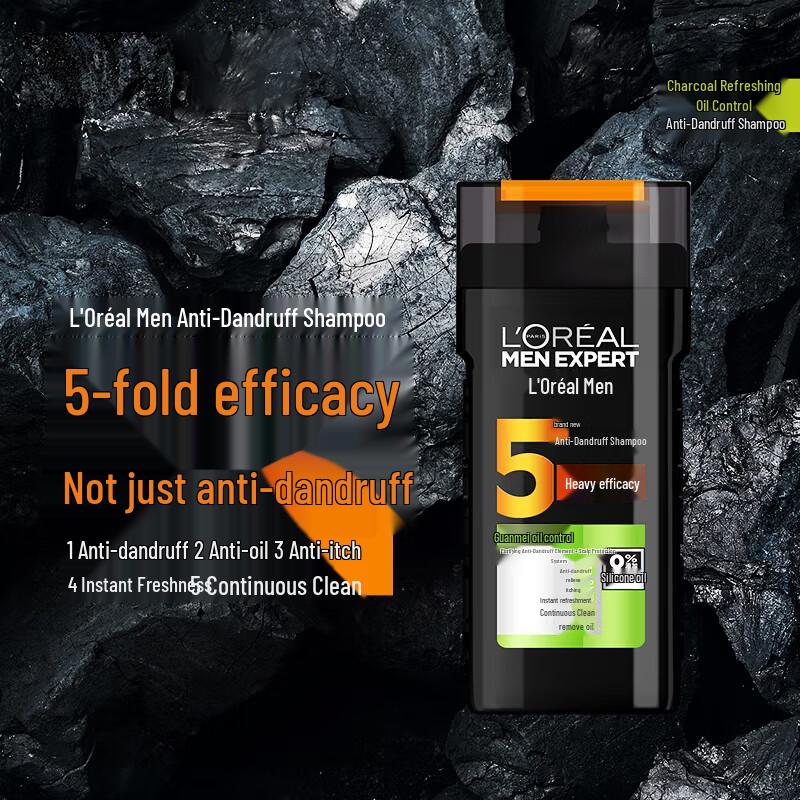 L'Oréal Men Expert Charcoal Oil Control Shampoo