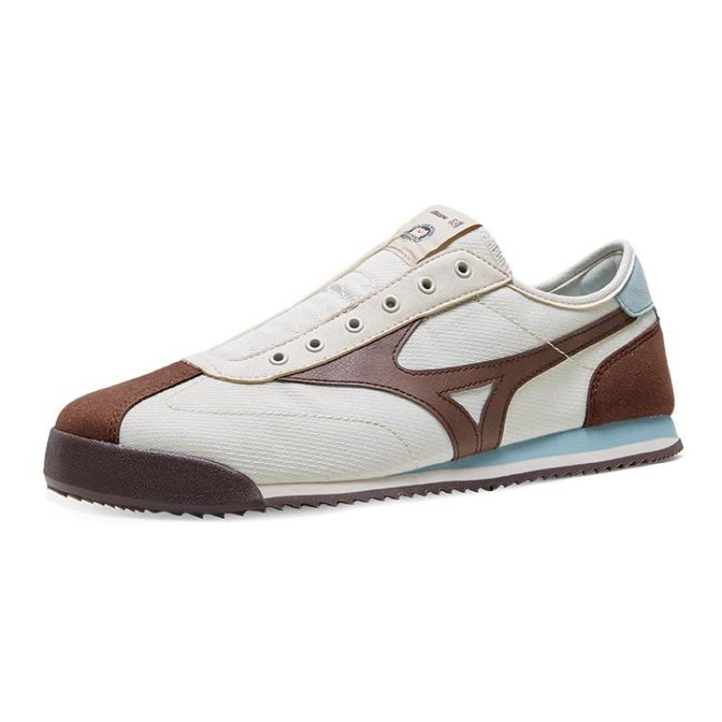 Mizuno X Yongpu Coffee LG 60S Slip-On "Cloud White Flat White" D1GH240210 Unisex Lifestyle Shoes