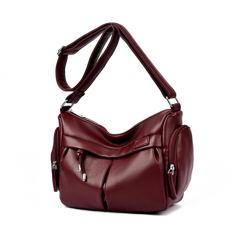 

2025 Versatile High-End Soft Texture Crossbody Bag - Large Capacity, Simple Design One Size