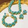 Medieval Vintage Earrings Necklace Women's Middle East Wedding Jewelry Eco-friendly Jewelry