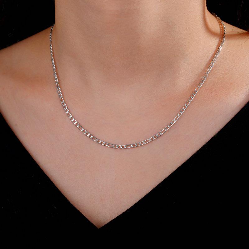 Pánský řetízek Figaro z nerezové oceli - Silný zlatý hip-hopový styl