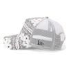 [New Era] Golf Mesh Cap Paisley-Muster ONSPOTZ Exklusiv Weiß FREE Golf 9Forty A-Frame Trucker Essential Paisley-Print