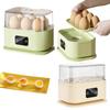 Portable Mini Multifunctional Egg Steamer 6 Adjustable Time Setting Breakfast Egg Maker 6 Eggs Boiled Machine Egg Cooker
